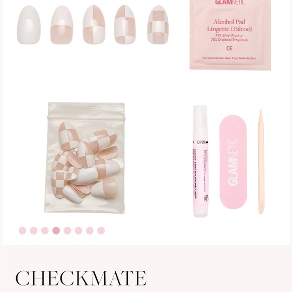 GLAMNETIC CHECKMATE PRESS ON NAILS 💅 - Picture 3 of 9